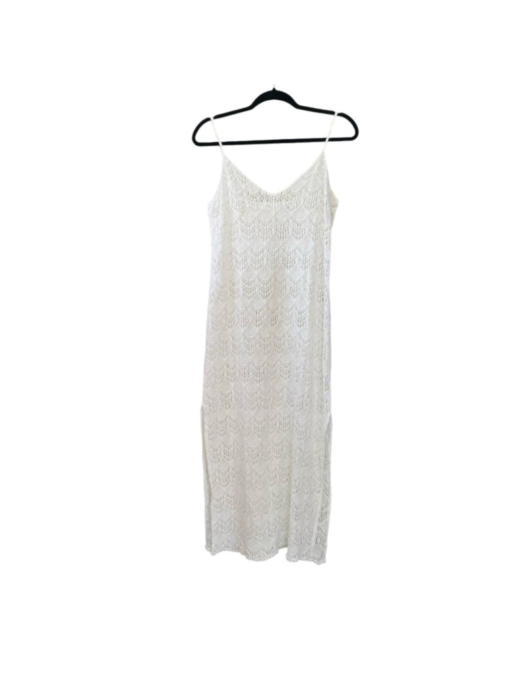 KOY RESORT Crochet Sleeveless Midi Maxi Swimwear Coverup Dress
